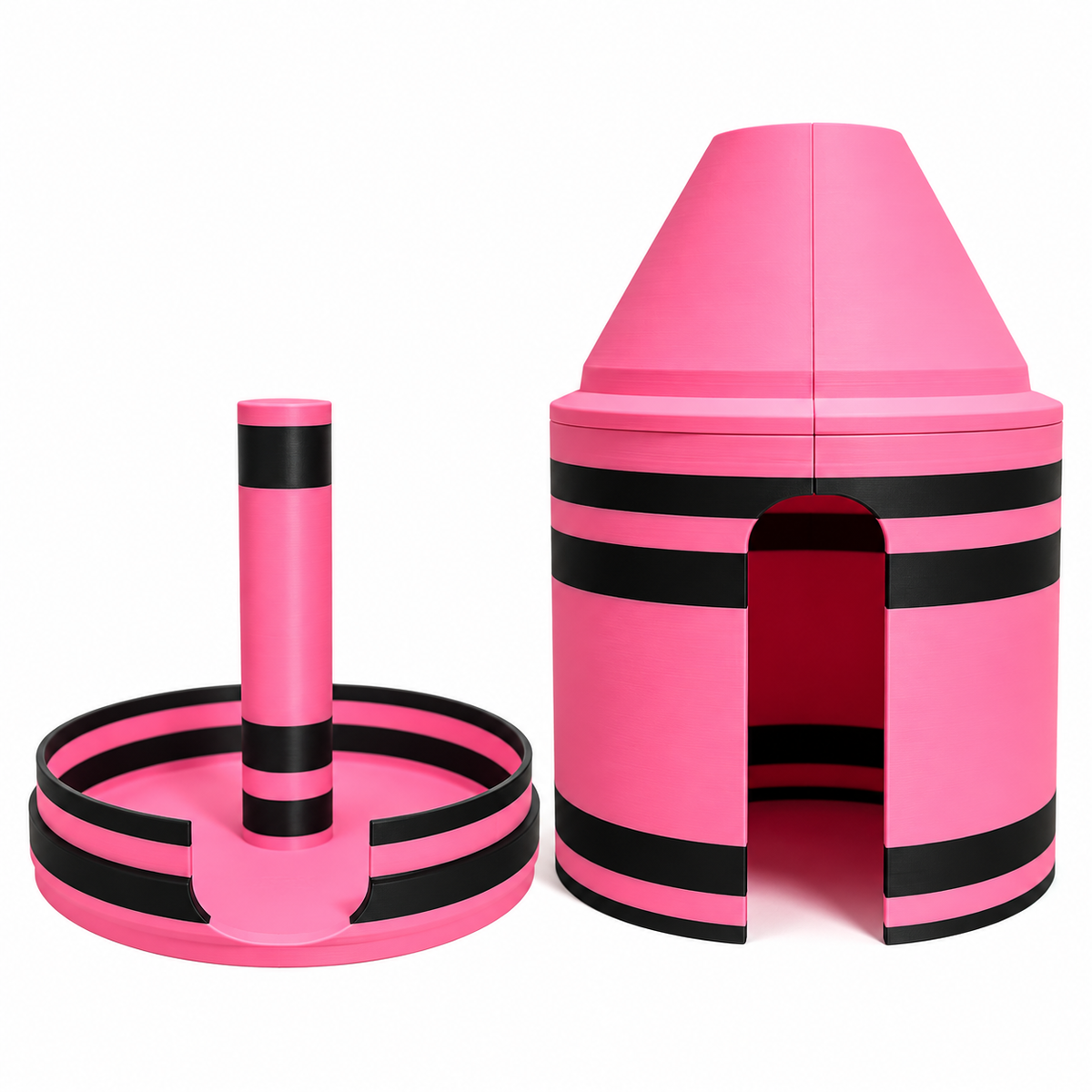 Porta Rollo en Forma de Crayola🖍️