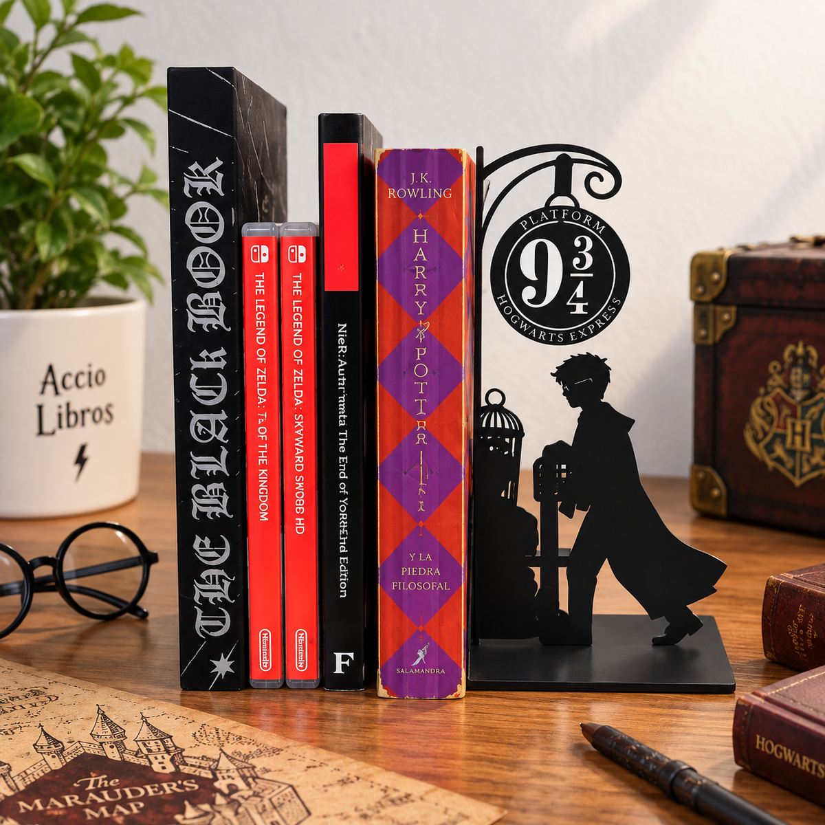 Sujetador de Libros Inspirado en el Mundo Mágico📚🪄