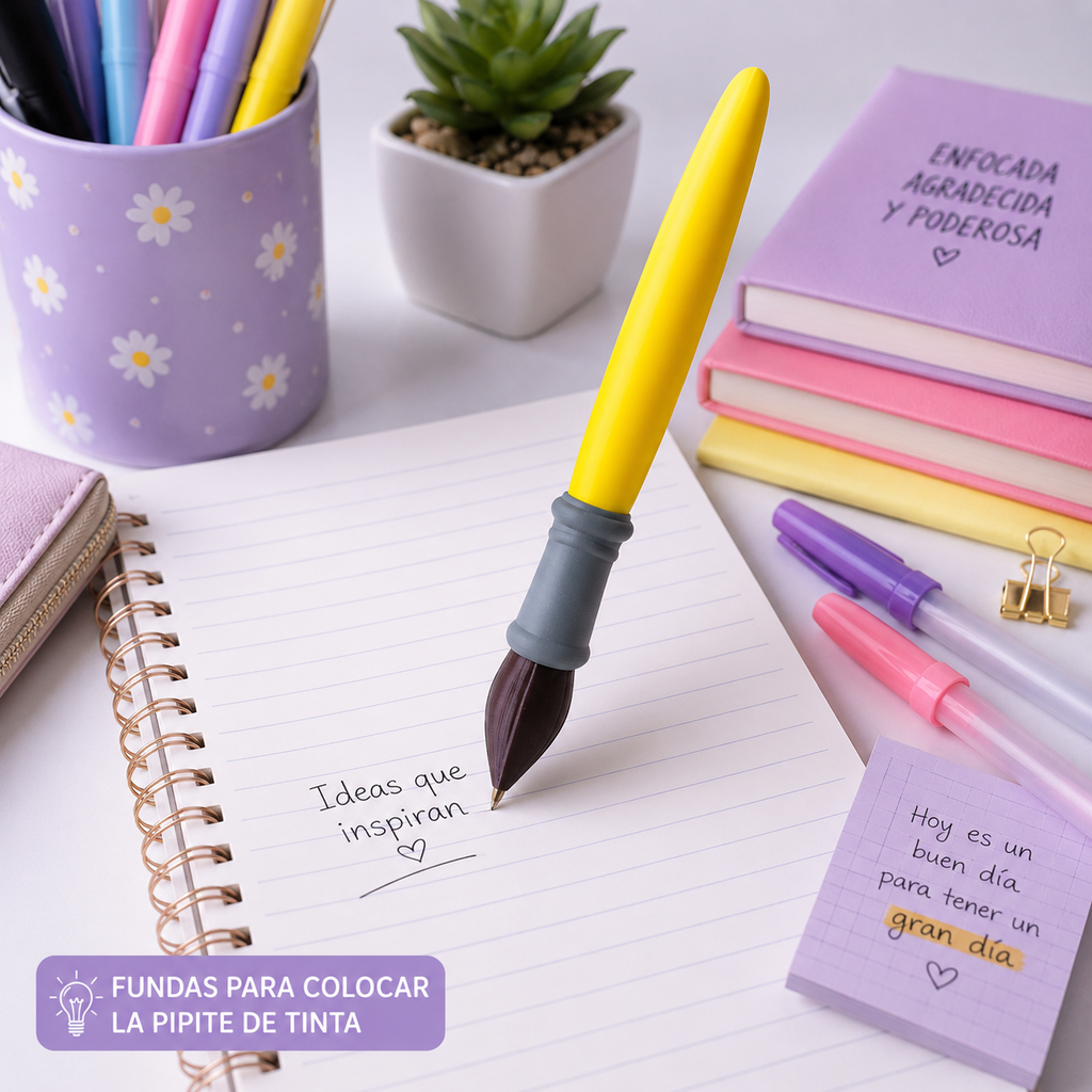 Funda para Pluma en Forma de Pincel