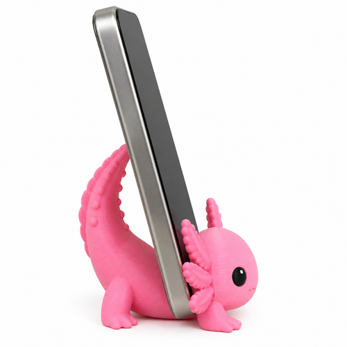 Base para Celular en Forma de Ajolotito