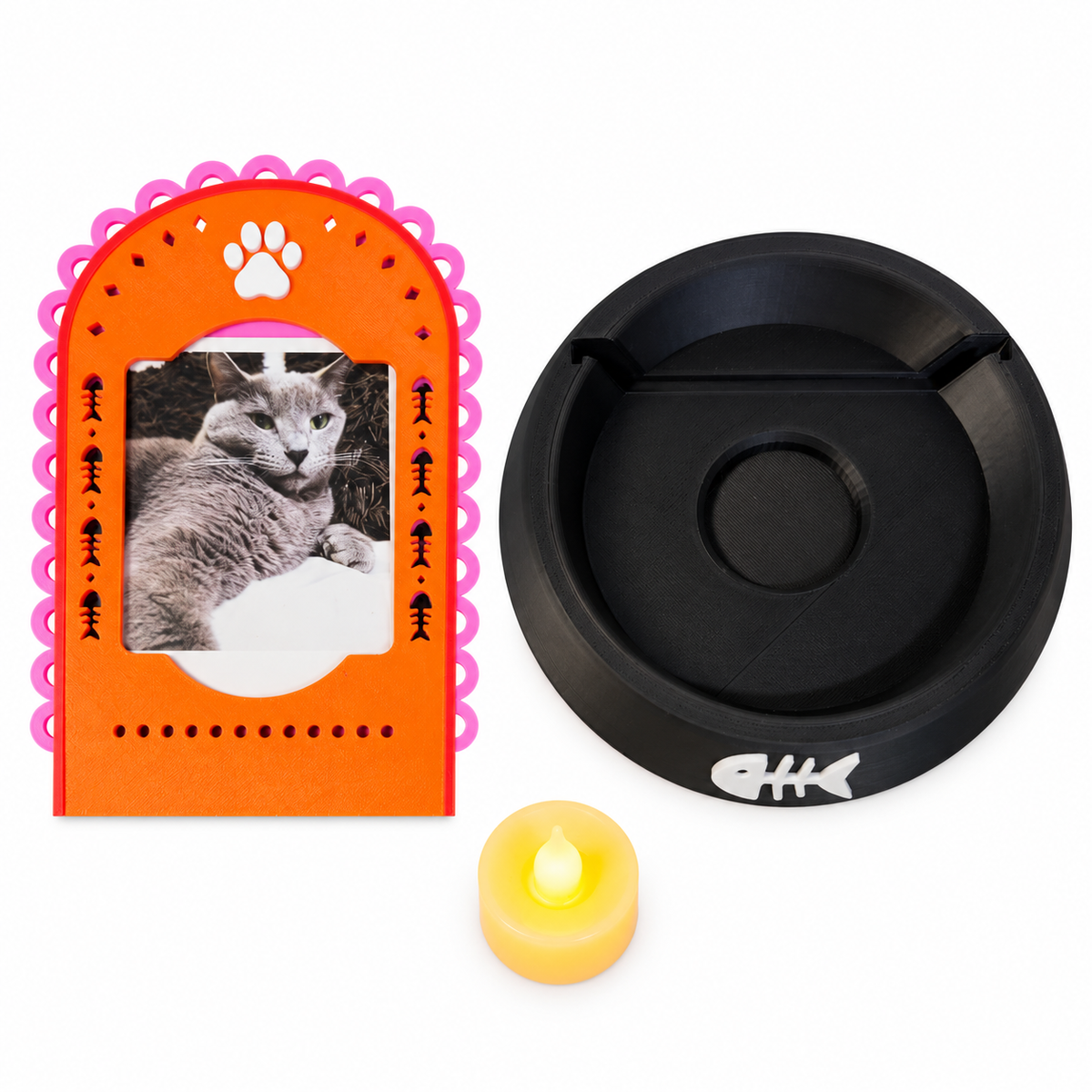 Mini Altar de Muertos para Gatito
