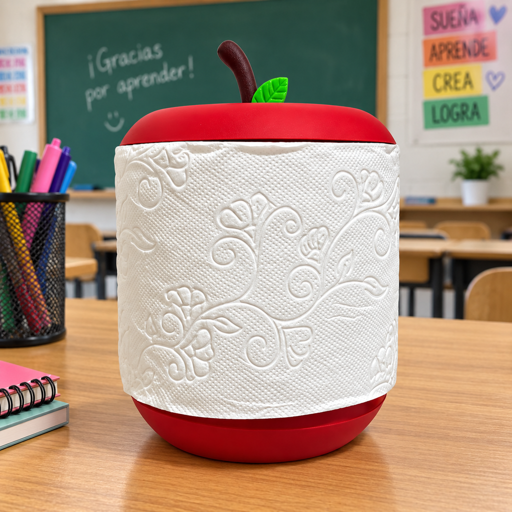 Porta Rollo en Forma de Manzana