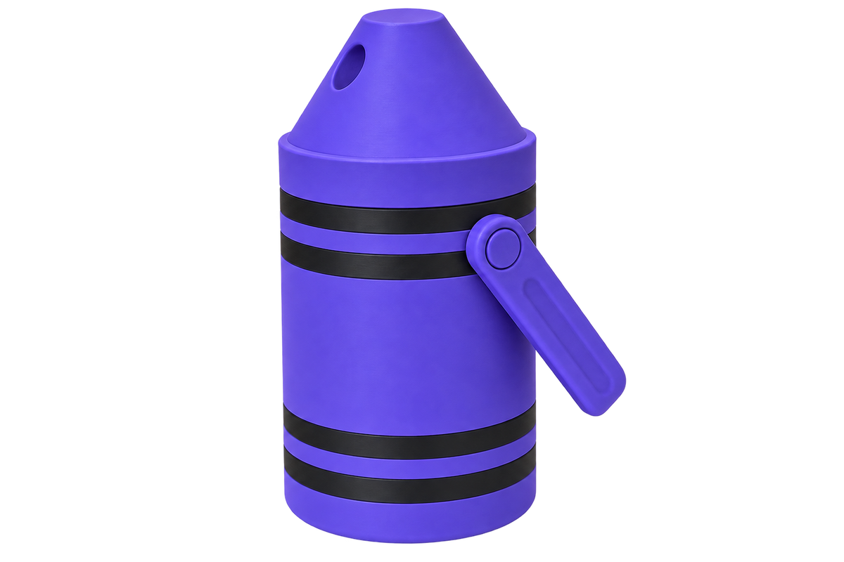 Termo para Lata 12 oz en Forma de Crayola🖍️