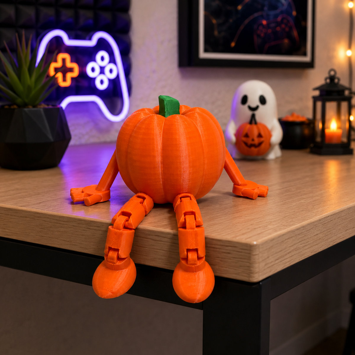 Calabaza Decorativa con Patitas