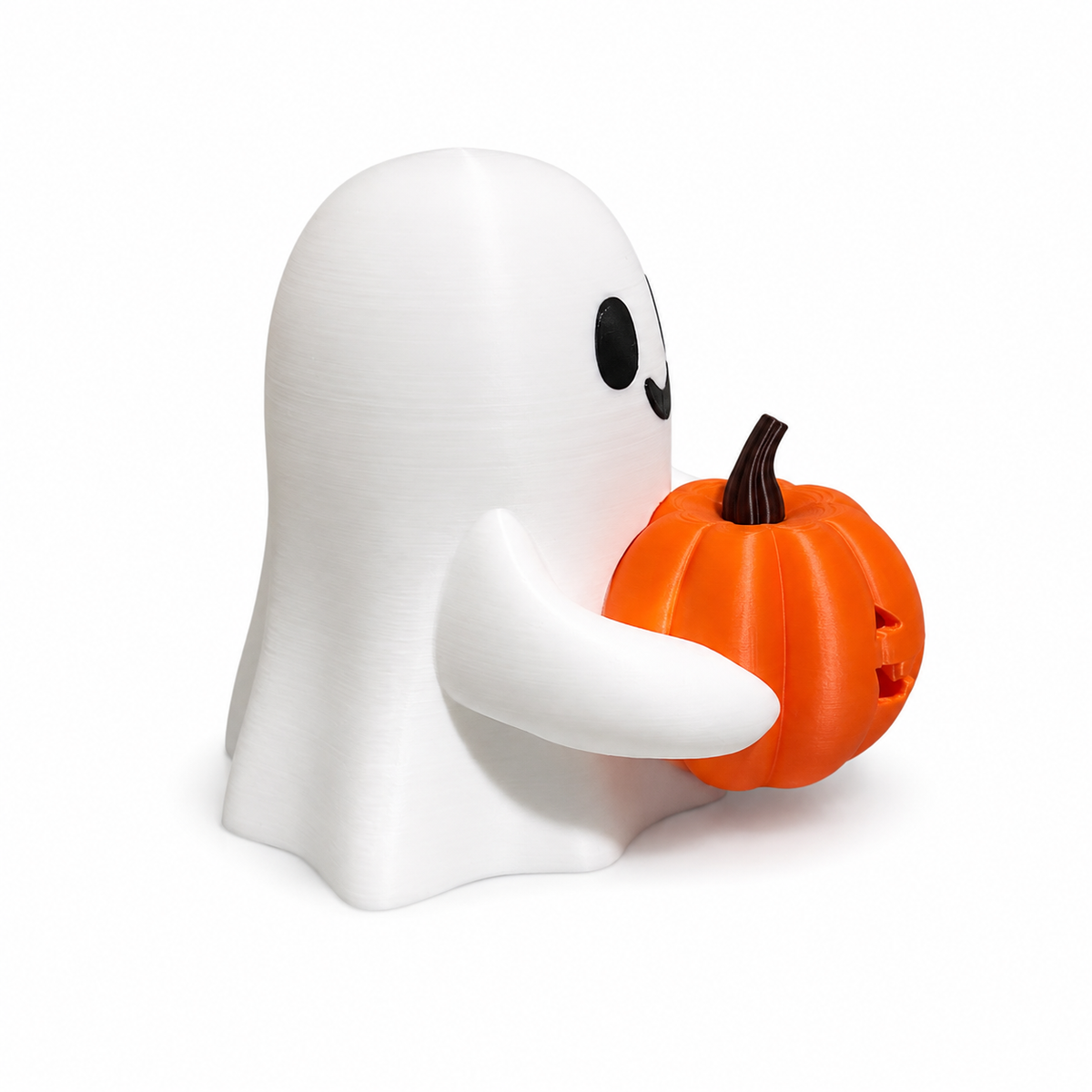 Fantasma con Calabaza Decorativa con Luz