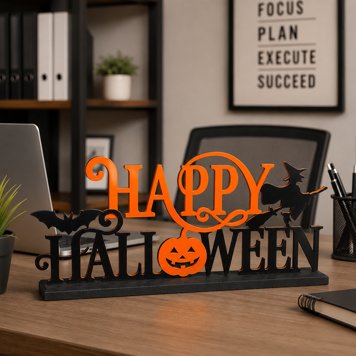 Letrero Decorativo Happy Halloween